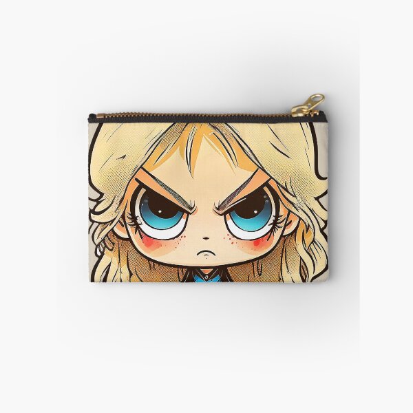 Item preview, Cute Grumpy Blonde Girl #5 designed and sold by Artistic Pandas.