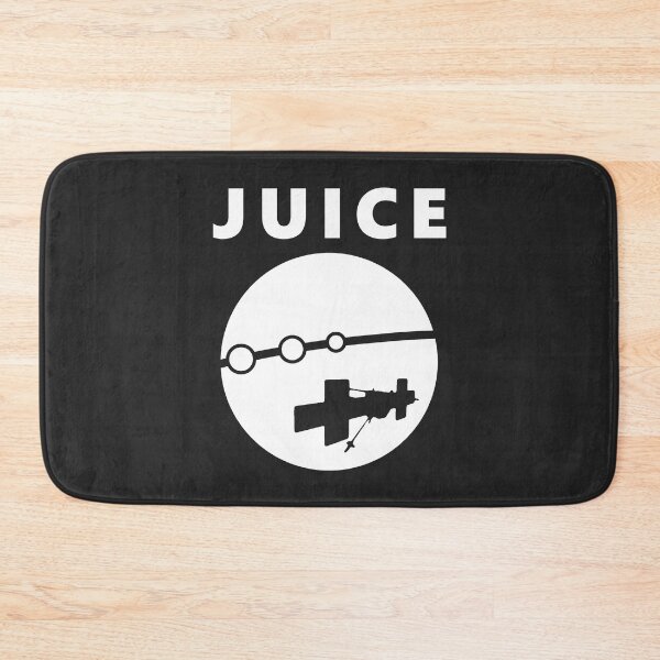 Item preview, JUICE mission logo flyby (white) designed and sold by SolidEarthArt.