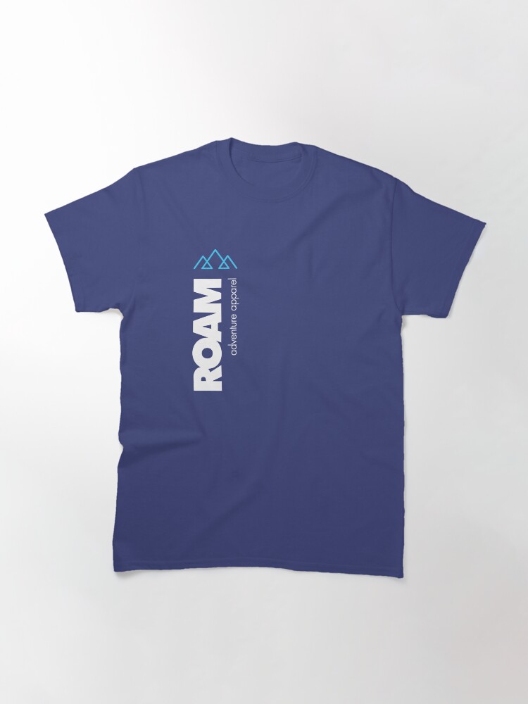Thumbnail 2 of 7, Classic T-Shirt, ROAM Apparel Vert Mountain Logo designed and sold by ROAM Apparel.