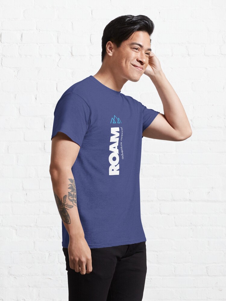 Thumbnail 5 of 7, Classic T-Shirt, ROAM Apparel Vert Mountain Logo designed and sold by ROAM Apparel.