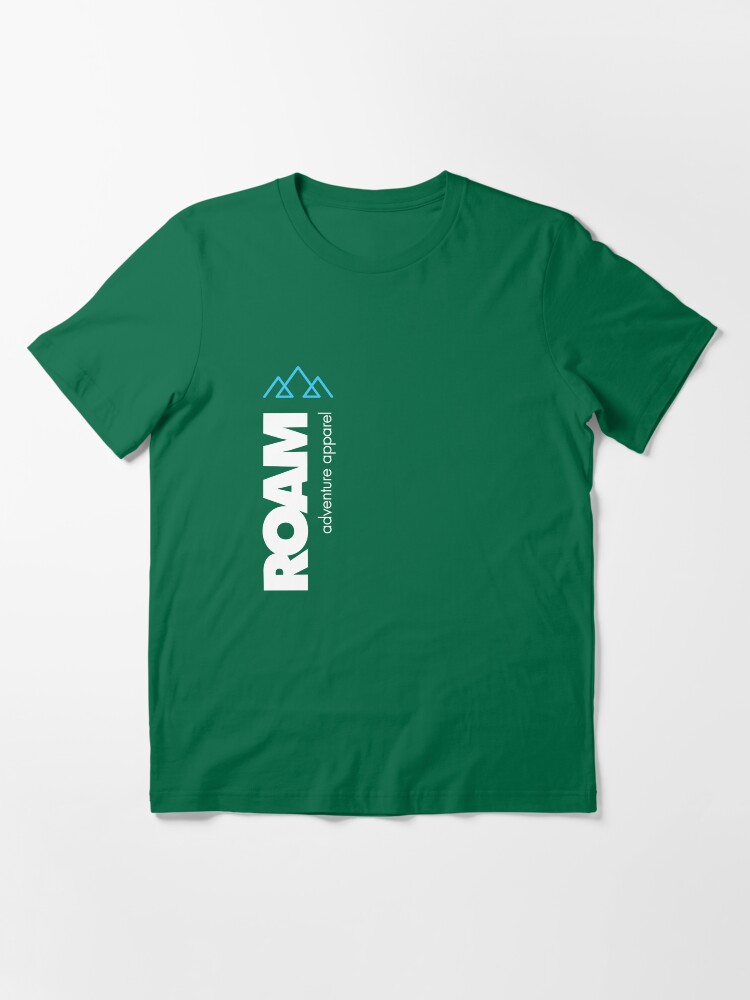 Alternate view of ROAM Apparel Vert Mountain Logo Essential T-Shirt