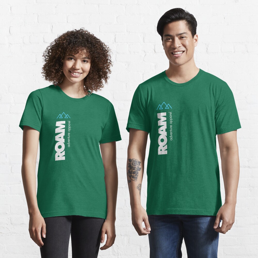 ROAM Apparel Vert Mountain Logo Essential T-Shirt