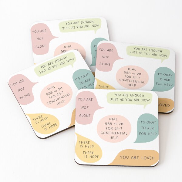 Item preview, Mental Health Awareness and Suicide Prevention Quotes and Sayings designed and sold by ichewsyou.