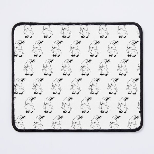 Item preview, new jeans black bunny repeating pattern design designed and sold by rosalynlu.