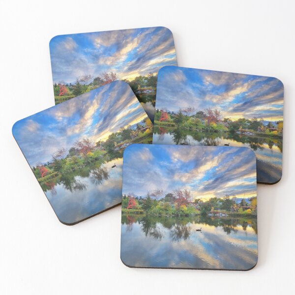 Item preview, Reflection Sunset over water - Boise Idaho - Fall Colors designed and sold by gingy20.