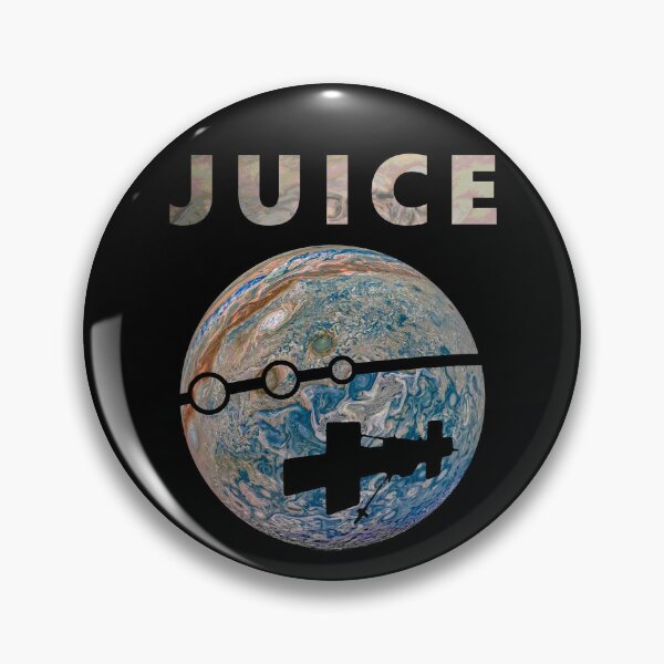 Item preview, JUICE mission logo flyby designed and sold by SolidEarthArt.