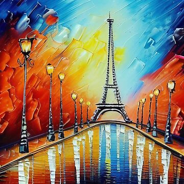 Tableau Louis Vuitton ❤️ Tour Eiffel femme abstrait Paris impression lv13