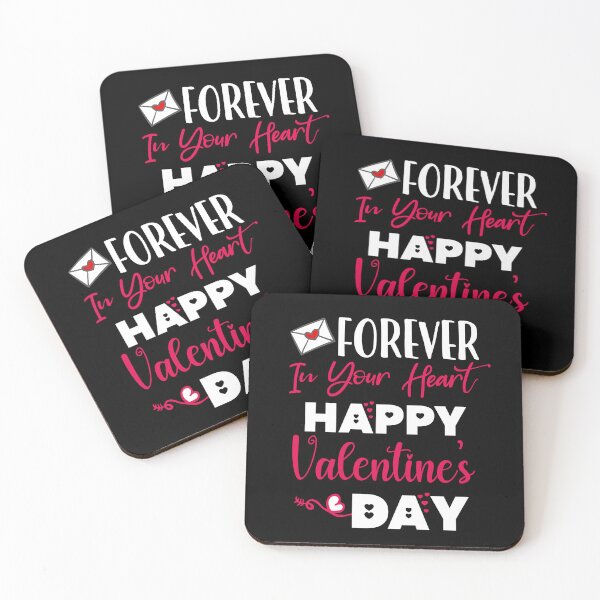 Item preview, Forever In Your Heart Happy Valentine's Day - Cute Valentine's Day Design for Couples by FanityPrints designed and sold by FanityPrints.