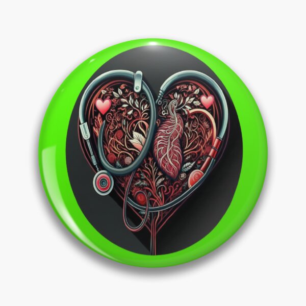 Item preview, Girls Women Nurses Valentine Hearts Stethoscope designed and sold by laurateamart.