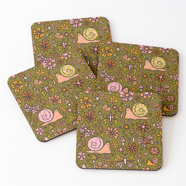Item preview, Spring Snail Print designed and sold by doodlebymeg.