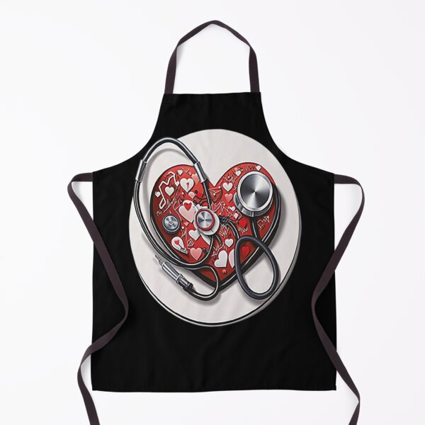 Item preview, Girls Women Nurses Valentine Hearts Stethoscope designed and sold by laurateamart.