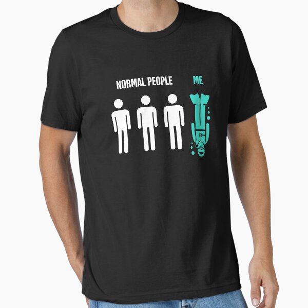 Item preview, Normal People, Me | Funny Scuba Diving Design designed and sold by Jam Jar.
