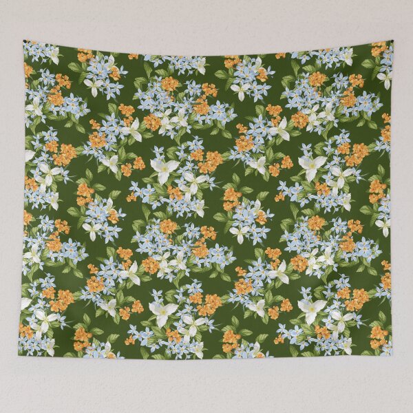 Aperçu de l'œuvre Fleurs sauvages - Vert créée et vendue par Jami Watkins.
