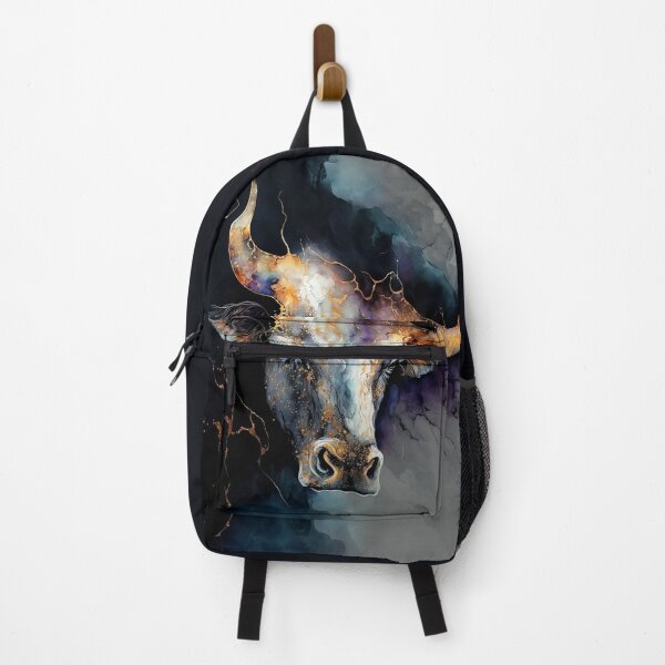 Item preview, The Bull Head - Semi Abstract Alcohol Ink Resin Art designed and sold by inkvestor.