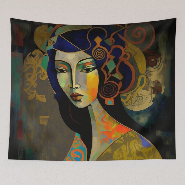 Item preview, Asian Abstract #5 designed and sold by Texterns.
