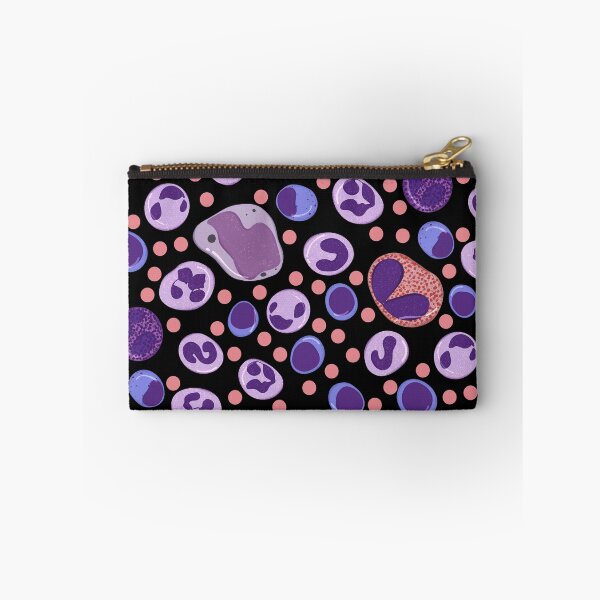 Item preview, Large White Blood Cell Pattern Black Background designed and sold by Lindsey Seymour.