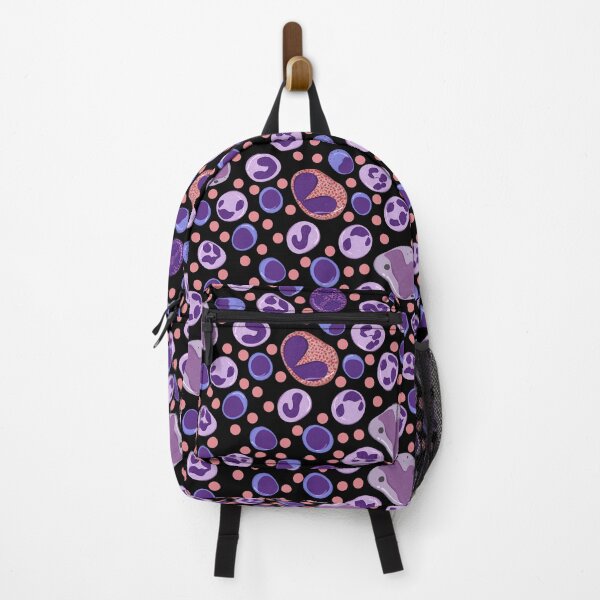 Item preview, Large White Blood Cell Pattern Black Background designed and sold by Lindsey Seymour.