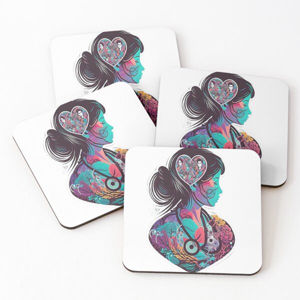 Item preview, Girls Women Nurses Valentine Hearts Stethoscope designed and sold by laurateamart.