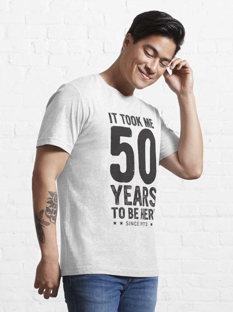 Men's Vintage 1973 Birthday T Shirt 50th Birthday Shirt Fifty