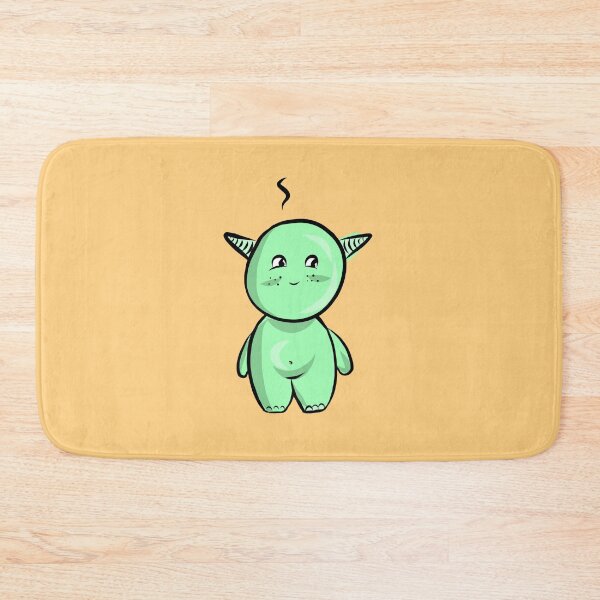 Item preview, Adorable Happy Green Baby Monster designed and sold by InspiredForever.