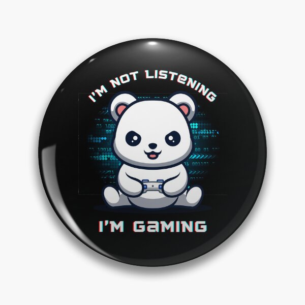 Artikelvorschau, Verbessern Sie Ihr Gaming-Erlebnis mit „Ich höre nicht zu, ich spiele – Eisbär – Gaming Beast Art“ entworfen und verkauft von Mechanical-Artt.