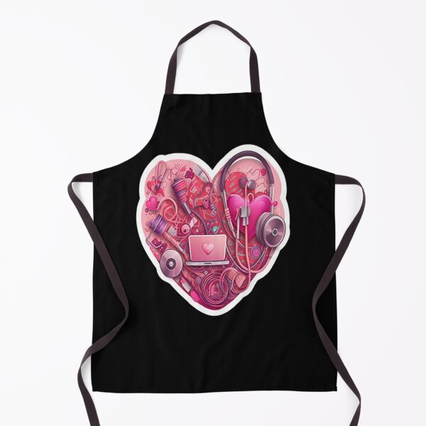 Item preview, Girls Women Nurses Valentine Hearts Stethoscope designed and sold by laurateamart.