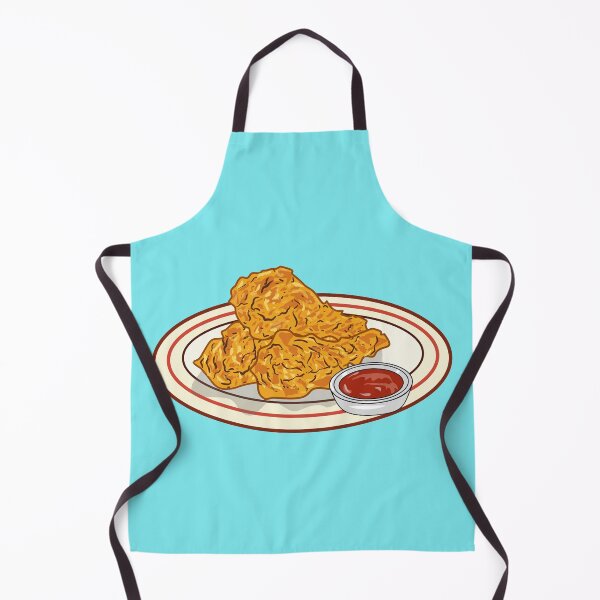 Item preview, Fried chicken cartoon illustration designed and sold by Misscartoon.