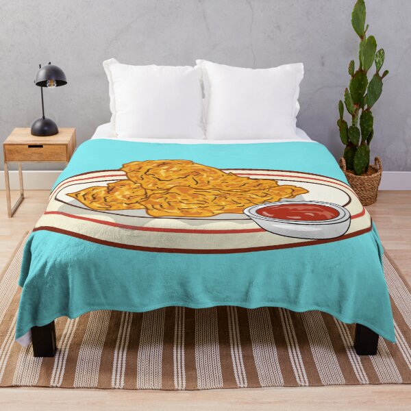 Item preview, Fried chicken cartoon illustration designed and sold by Misscartoon.