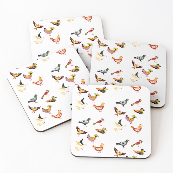 Item preview, Beautiful stickers with birds and patterns, patterns with birds designed and sold by Rowbic.