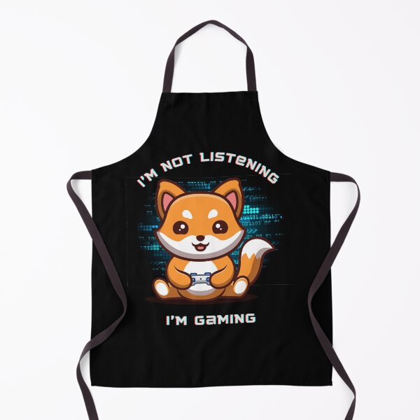 Artikelvorschau, Verbessern Sie Ihr Gaming-Erlebnis mit „Ich höre nicht zu, ich spiele“ - Fox Fierce Gamer Art entworfen und verkauft von Mechanical-Artt.