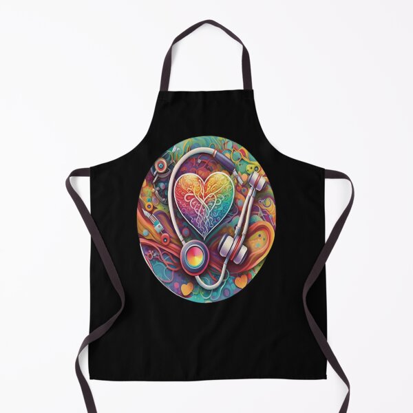 Item preview, Girls Women Nurses Valentine Hearts Stethoscope designed and sold by laurateamart.