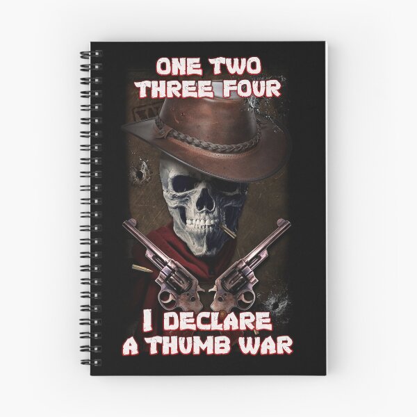 Item preview, Epic Skull Man Declares Thumb War designed and sold by CandyAcid.