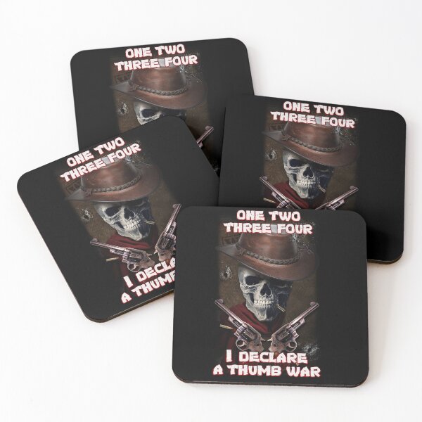 Item preview, Epic Skull Man Declares Thumb War designed and sold by CandyAcid.