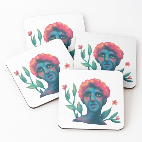 Item preview, portrait with flowers designed and sold by gayliott.