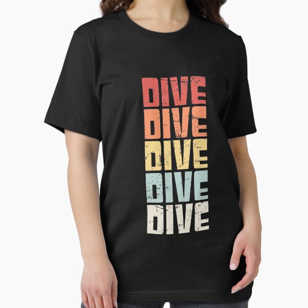 Retro 70s Scuba DIVE Text Essential T-Shirt