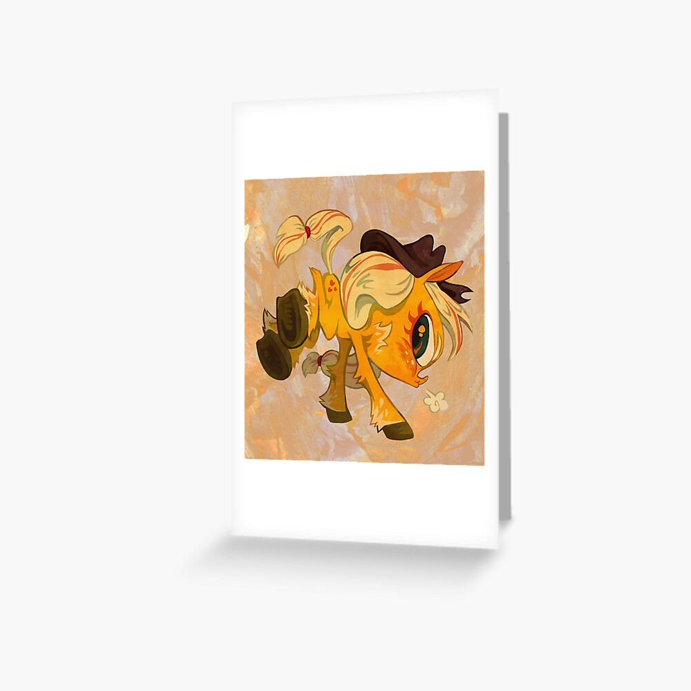 applejack" Greeting Card for Sale by lemonween | Redbubble