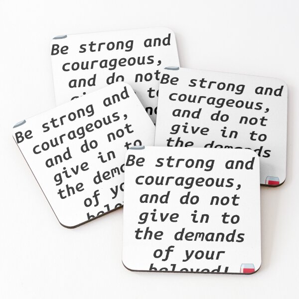 Item preview, Redpill Frase: "Be strong and courageous, and do not give in to the demands of your beloved." designed and sold by 3ac-Arts.