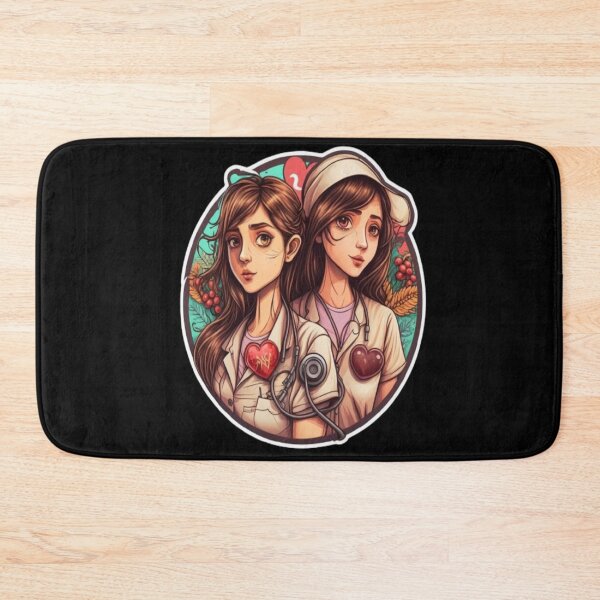 Item preview, Girls Women Nurses Valentine Hearts Stethoscope designed and sold by laurateamart.