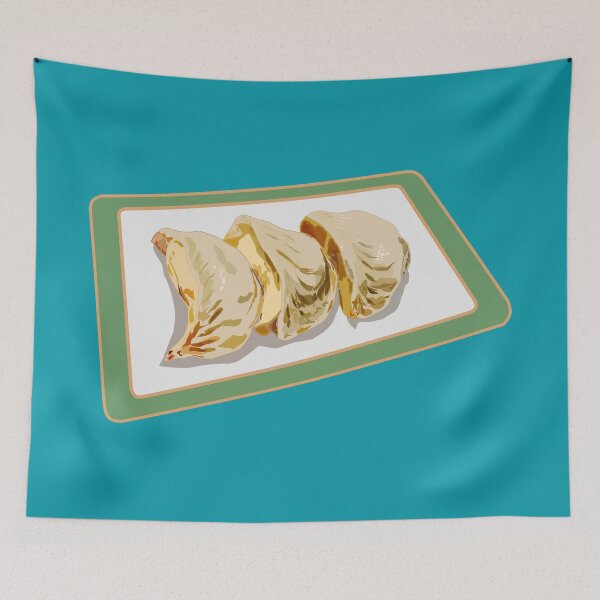 Item preview, Jiaozi / Chinese dumplings cartoon illustration designed and sold by Misscartoon.