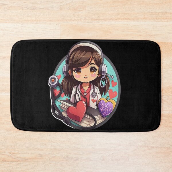 Item preview, Girls Women Nurses Valentine Hearts Stethoscope designed and sold by laurateamart.