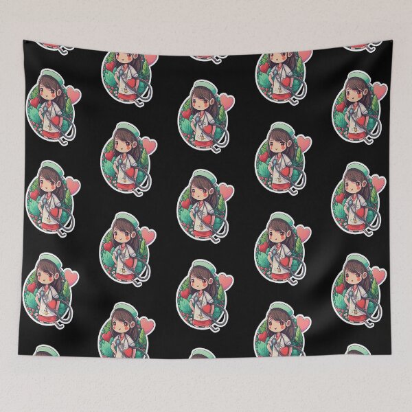 Item preview, Girls Women Nurses Valentine Hearts Stethoscope designed and sold by laurateamart.
