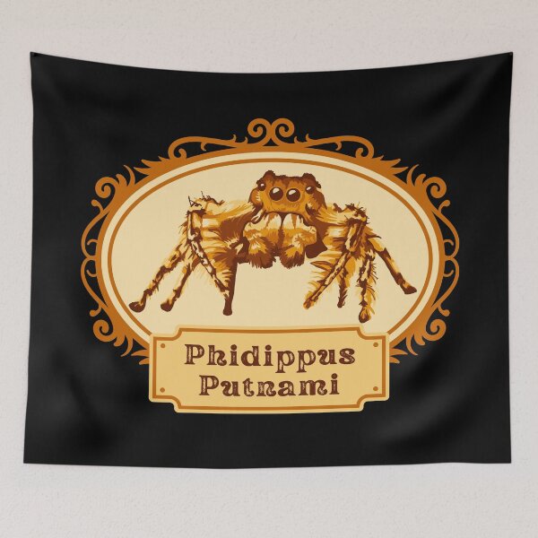 Item preview, Phidippus Putnami - Jumping Spider designed and sold by Unhinged Heather.