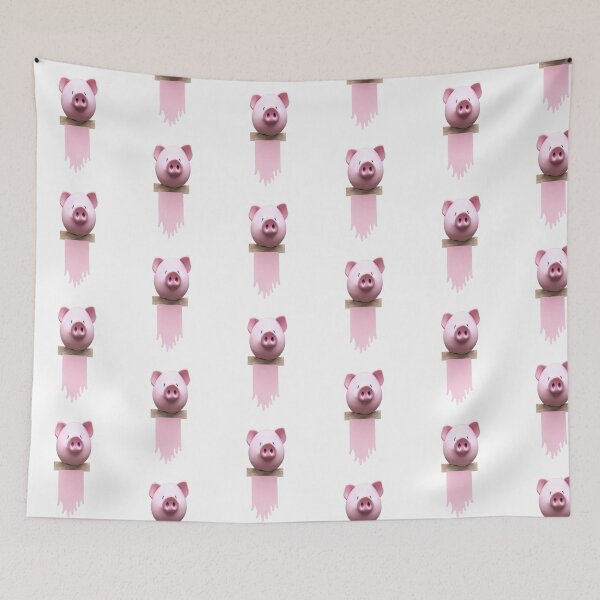 Item preview, Funny Cute Pink Pig Head designed and sold by medbouk1.
