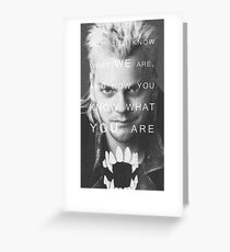 The Lost Boys Greeting Card