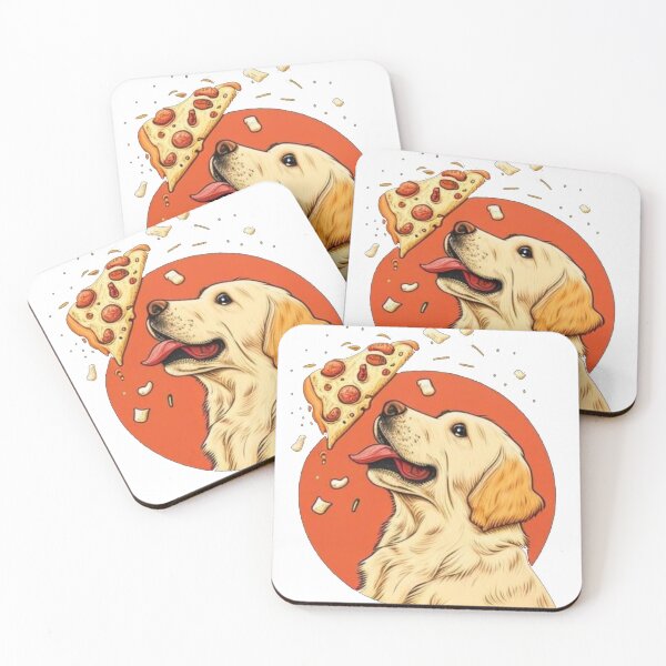 Item preview, Dog Head Graphic Eating Pizza designed and sold by spreadtee2.