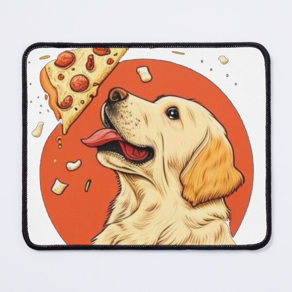 Item preview, Dog Head Graphic Eating Pizza designed and sold by spreadtee2.