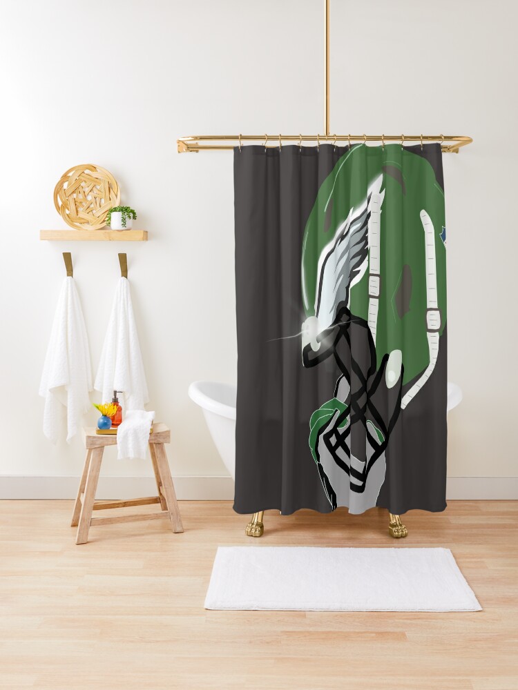 Philadelphia Eagles helmet Shower Curtain for Sale by