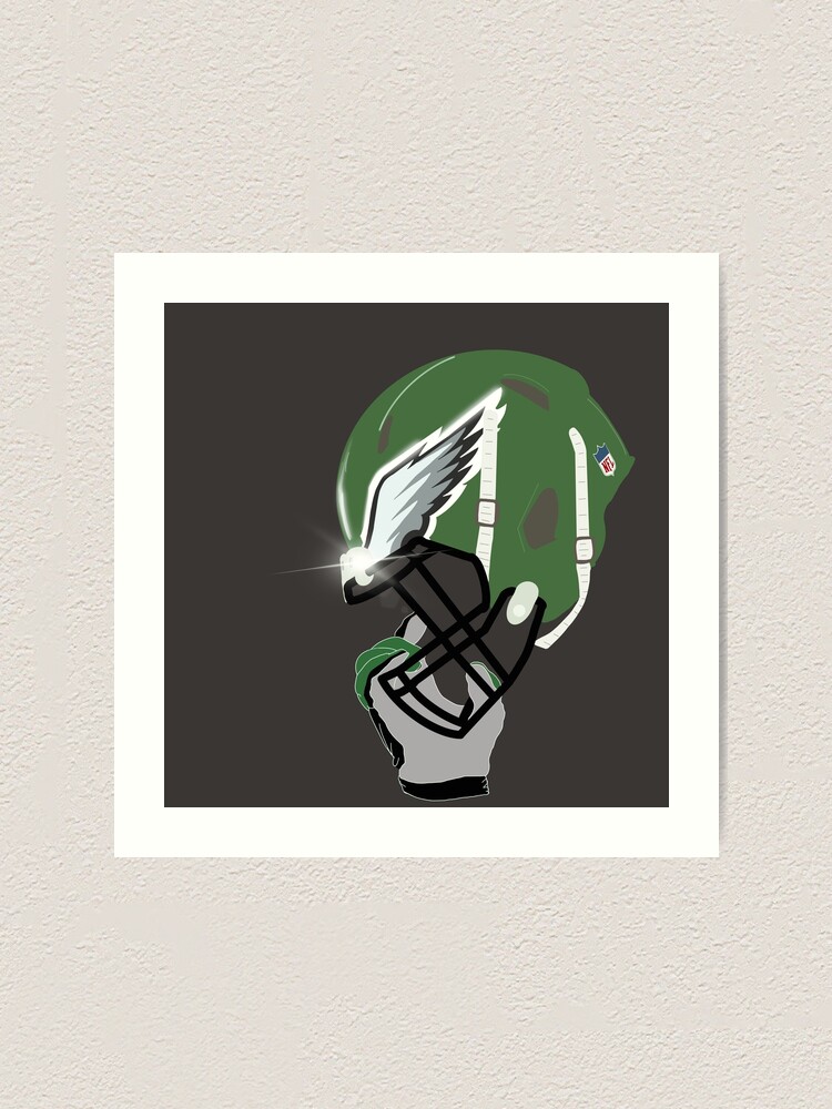 Philadelphia Eagles Design Logo Helmet Art Print by Paucek Arnaldo - Fine  Art America