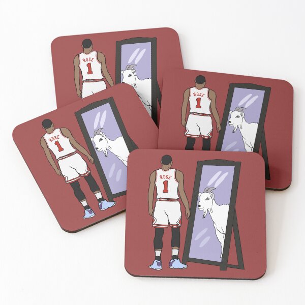 Item preview, Derrick Rose Mirror GOAT designed and sold by RatTrapTees.