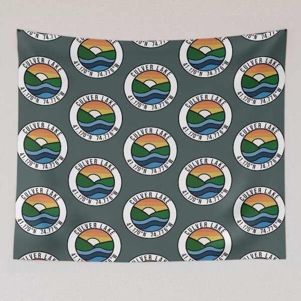Item preview, culver lake badge logo   coordinates designed and sold by DockeryVera.